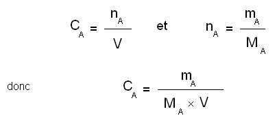 D Couvrir Imagen Formule De Concentration Massique Fr